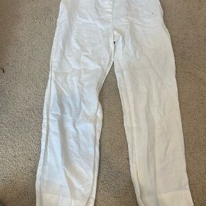 White Linen Pants